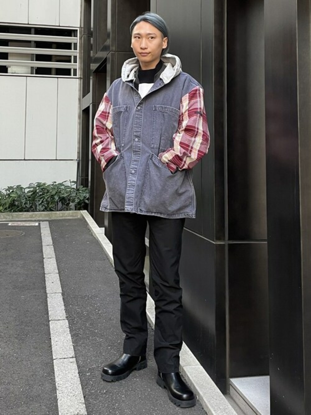 N.HOOLYWOOD（N.ハリウッド）の「HOODED BLOUSON（CHECK）（その他