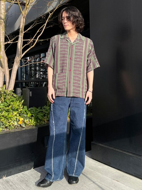 Needles（ニードルス）の「Cabana Shirt - Papillon Stripe