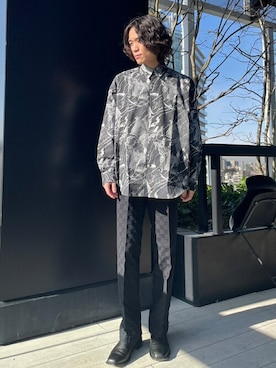 「JOHN LAWRENCE SULLIVAN（ジョンローレンスサリバン）のアイテム」を使った、STUDIOUS MENSさん（メンズ・175cm）の冬コーディネート