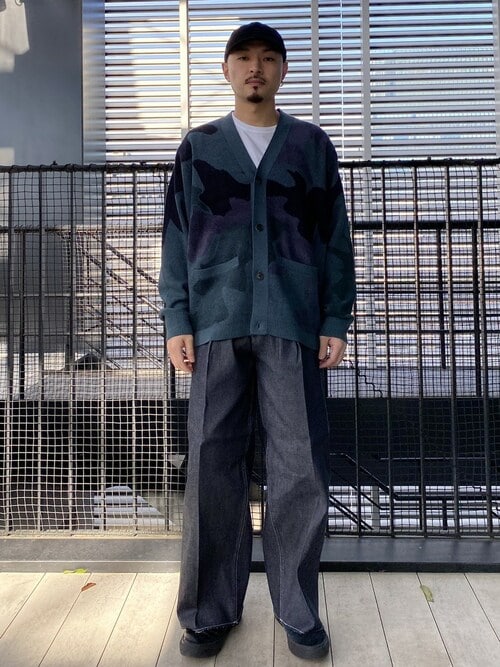 saby/サバイ】WATER SURFACE PATTERN KNIT CARDIGAN（カーディガン