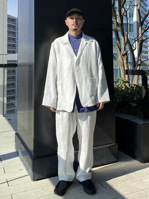 blurhms (ブラームス)/ HEAVY LINEN PANTS -BLACK- #BHS23S021