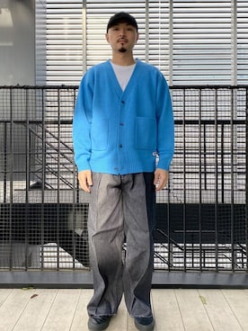 TTT MSW ニットカーディガン　メンズM　おしゃれ　定番ニット　コーデ TTT MSW ニットカーディガン メンズM おしゃれ 定番ニット
