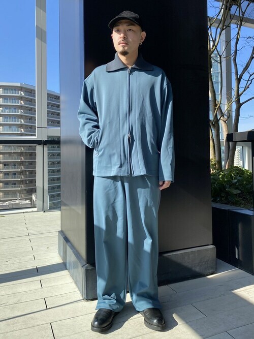 08sircus/ゼロエイトサーカス】Modern jersey track jacket