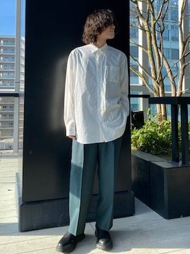 「markaware（マーカウェア）のアイテム」を使った、STUDIOUS MENSさん（メンズ・175cm）の冬コーディネート