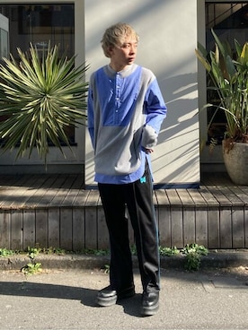 「#新作」｜STUDIOUS MENSさん（メンズ・170cm）の春コーディネート