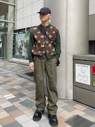 TTT MSW（ティー）の「Flower camo knit polo（ニット/セーター）」 - WEAR