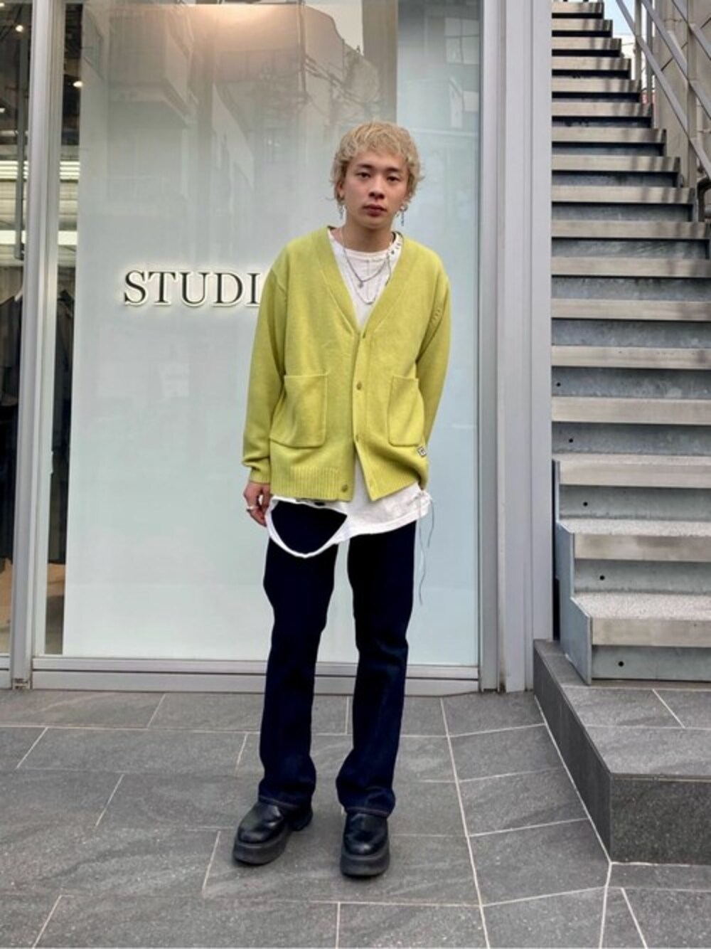 TTT MSW ニットカーディガン　メンズM　おしゃれ　定番ニット　コーデ TTT MSW ニットカーディガン メンズM おしゃれ 定番ニット