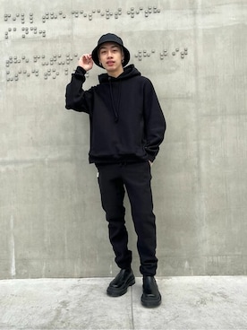 「LiNoH（リノー）のアイテム」を使った、STUDIOUS MENSさん（メンズ・169cm）の春コーディネート