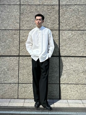 「markaware（マーカウェア）のアイテム」を使った、STUDIOUS MENSさん（メンズ・181cm）の春コーディネート