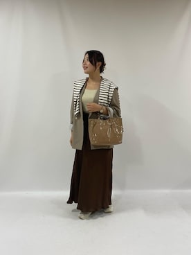 「アイテム（その他アウター）」を使った、tamamiさん（レディース・156cm）の秋コーディネート