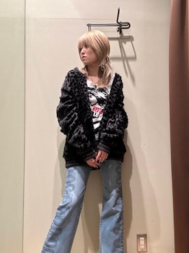 「HYSTERIC GLAMOUR（ヒステリックグラマー）のアイテム（その他アウター）」を使った、NANAMIさん（レディース・160cm）の秋コーディネート