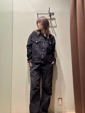 「HYSTERIC GLAMOUR（ヒステリックグラマー）のアイテム（その他アウター）」を使った、NANAMIさん（レディース・160cm）の冬コーディネート