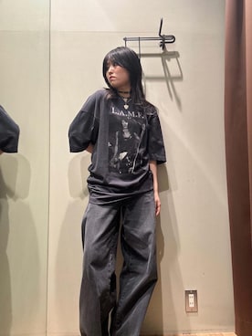 「ロック」｜NANAMIさん（レディース・160cm）の春コーディネート