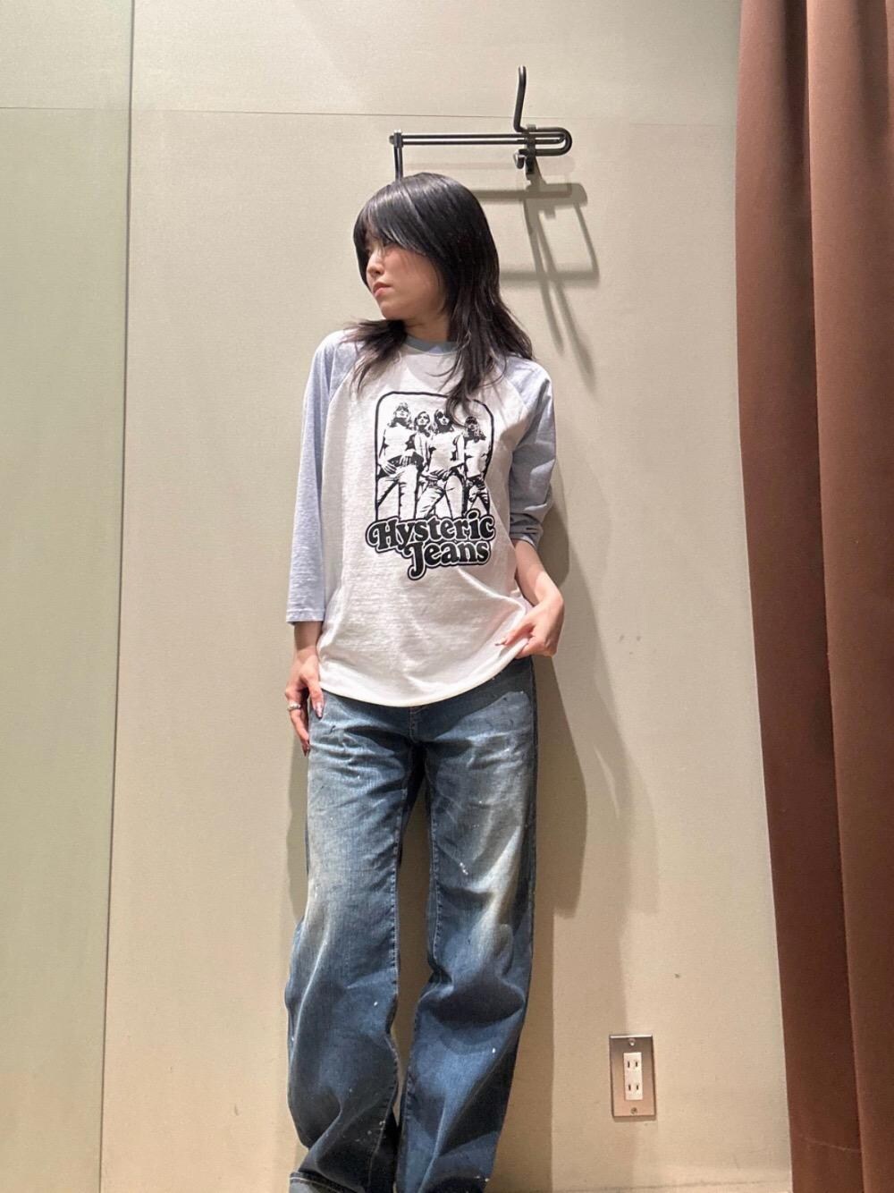 HYSTERIC GLAMOUR（ヒステリックグラマー）の「HYSTERIC JEANS 七分袖T