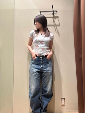 「ロック」｜NANAMIさん（レディース・160cm）の夏コーディネート