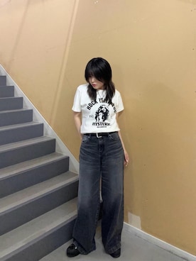 「ロック」｜NANAMIさん（レディース・160cm）の夏コーディネート