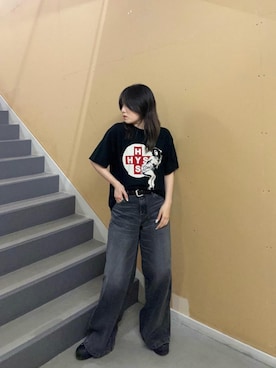 「ロック」｜NANAMIさん（レディース・160cm）の夏コーディネート