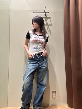 「ロック」｜NANAMIさん（レディース・160cm）の夏コーディネート