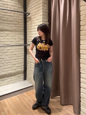 「ロック」｜NANAMIさん（レディース・160cm）の夏コーディネート