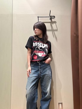 「ロック」｜NANAMIさん（レディース・160cm）の夏コーディネート