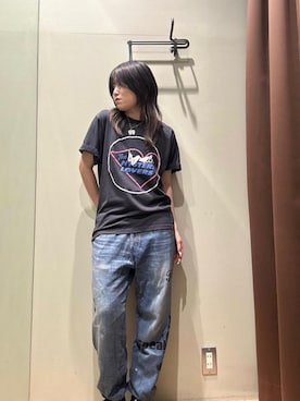 「ロック」｜NANAMIさん（レディース・160cm）の夏コーディネート