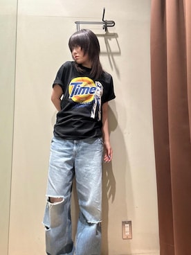 「ロック」｜NANAMIさん（レディース・160cm）の夏コーディネート