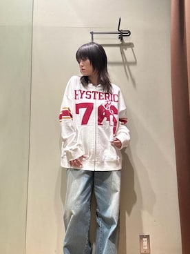 「アイテム（その他アウター、ホワイト系）」を使った、NANAMIさん（レディース・160cm）の夏コーディネート