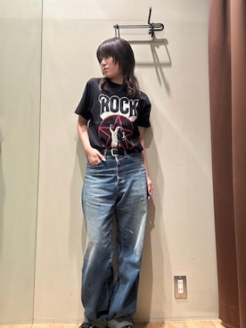 「アメカジ」｜NANAMIさん（レディース・160cm）の夏コーディネート