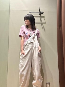 「アイテム（Tシャツ/カットソー）」を使った、NANAMIさん（レディース・160cm）の夏コーディネート