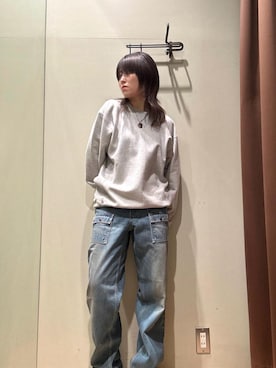 「アイテム（スウェット）」を使った、NANAMIさん（レディース・160cm）の夏コーディネート