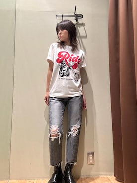 「HYSTERIC GLAMOUR（ヒステリックグラマー）のアイテム」を使った、NANAMIさん（レディース・160cm）の夏コーディネート