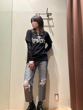「HYSTERIC GLAMOUR（ヒステリックグラマー）のアイテム」を使った、NANAMIさん（レディース・160cm）の夏コーディネート