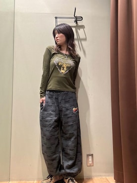 「HYSTERIC GLAMOUR（ヒステリックグラマー）のアイテム」を使った、NANAMIさん（レディース・160cm）の秋コーディネート