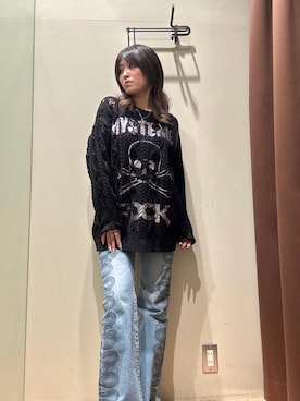 「ロック」｜NANAMIさん（レディース・160cm）の秋コーディネート