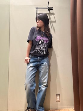 「ロック」｜NANAMIさん（レディース・160cm）の秋コーディネート