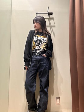 「ロック」｜NANAMIさん（レディース・160cm）の秋コーディネート