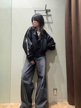 「ロック」｜NANAMIさん（レディース・160cm）の秋コーディネート