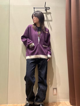 「HYSTERIC GLAMOUR（ヒステリックグラマー）のアイテム」を使った、NANAMIさん（レディース・160cm）の秋コーディネート