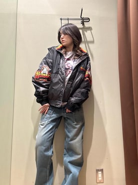 「HYSTERIC GLAMOUR（ヒステリックグラマー）のアイテム」を使った、NANAMIさん（レディース・160cm）の秋コーディネート
