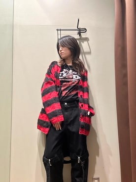 「HYSTERIC GLAMOUR（ヒステリックグラマー）のアイテム（デニムパンツ）」を使った、NANAMIさん（レディース・160cm）の秋コーディネート