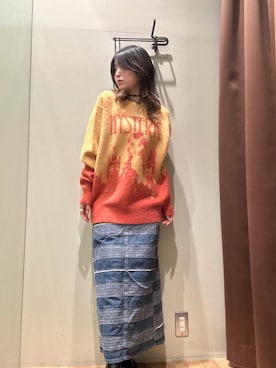「HYSTERIC GLAMOUR（ヒステリックグラマー）のアイテム」を使った、NANAMIさん（レディース・160cm）の秋コーディネート