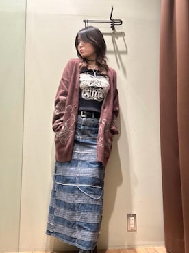 「HYSTERIC GLAMOUR（ヒステリックグラマー）のアイテム」を使った、NANAMIさん（レディース・160cm）の秋コーディネート