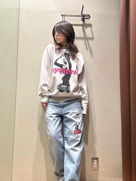 「HYSTERIC GLAMOUR（ヒステリックグラマー）のアイテム」を使った、NANAMIさん（レディース・160cm）の秋コーディネート