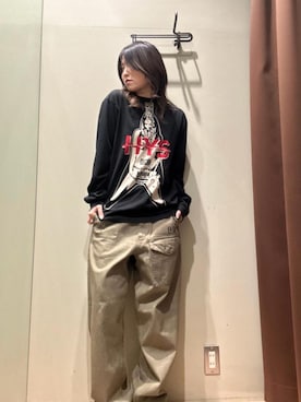 「HYSTERIC GLAMOUR」｜NANAMIさん（レディース・160cm）の秋コーディネート