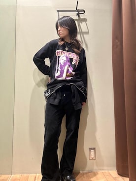 「アイテム（つなぎ/オールインワン）」を使った、NANAMIさん（レディース・160cm）の冬コーディネート