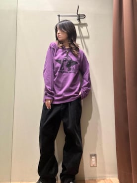 「HYSTERIC GLAMOUR（ヒステリックグラマー）のアイテム」を使った、NANAMIさん（レディース・160cm）の冬コーディネート