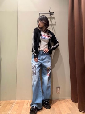 「アイテム（その他アウター）」を使った、NANAMIさん（レディース・160cm）の冬コーディネート