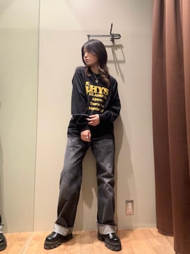 「HYSTERIC GLAMOUR（ヒステリックグラマー）のアイテム」を使った、NANAMIさん（レディース・160cm）の冬コーディネート