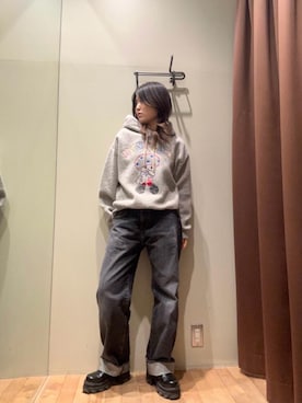 「HYSTERIC GLAMOUR（ヒステリックグラマー）のアイテム」を使った、NANAMIさん（レディース・160cm）の冬コーディネート