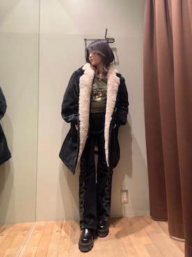 NANAMIさん（レディース・160cm）の冬コーディネート